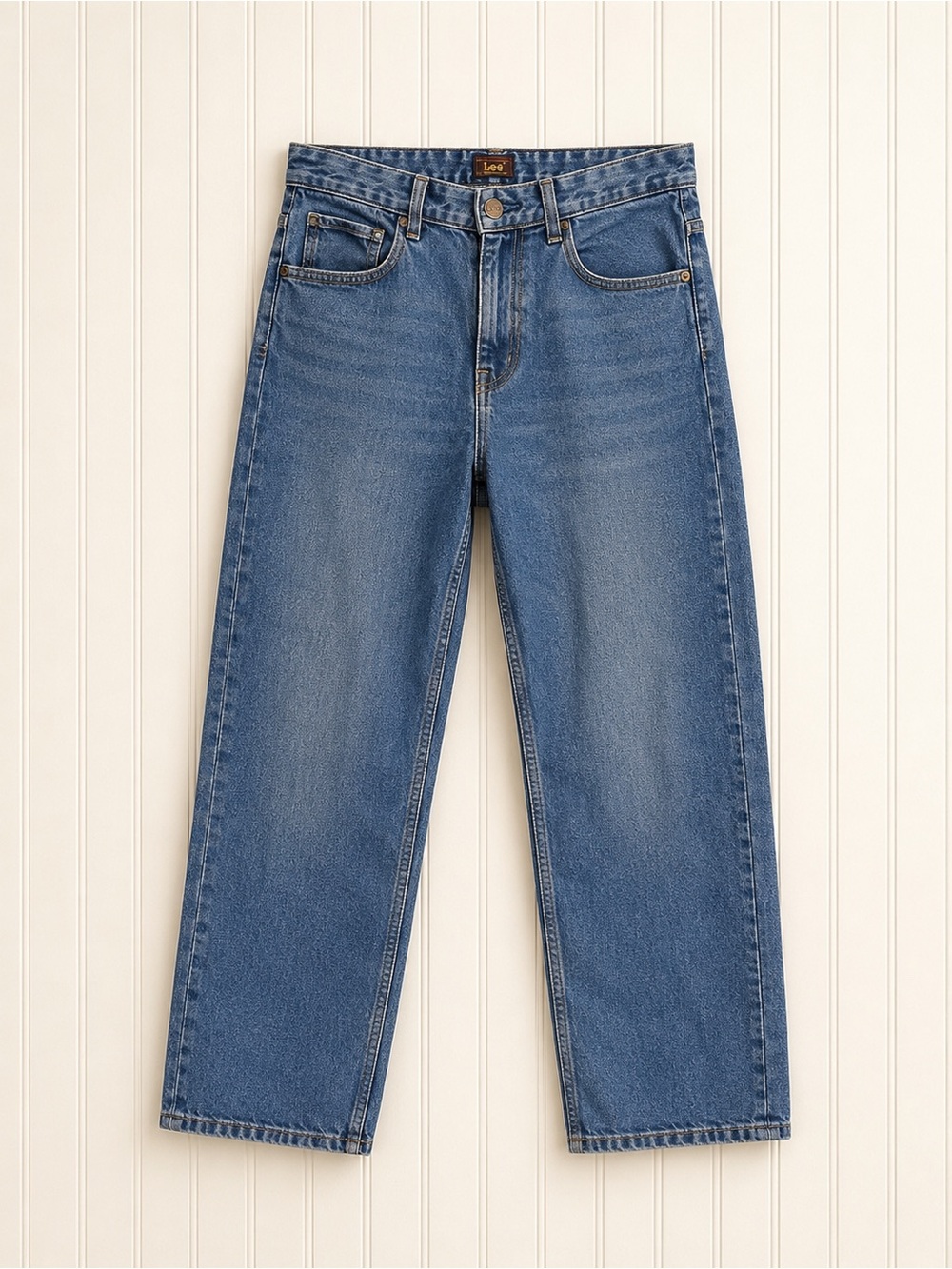 Vintage Lee Relaxed Leg Denim Jeans in Blue